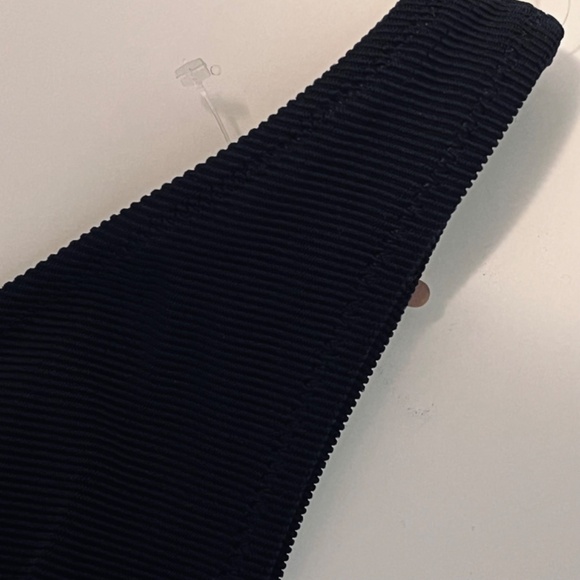 Everyday Sunday Black Recycled Rib High-Leg Bikini Bottom - Women's XL New - Picture 10 of 11